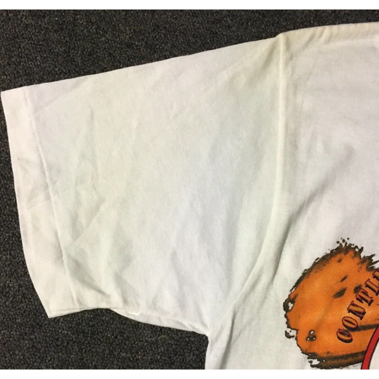 NBA VINTAGE 90s Mexico Aztecas Continental Basketball Association Team Shirt M White Graphic Tee Mens Breakout Track & Field Streetwear Sports USA Retro Size US M / EU 48-50 / 2 - 4 Thumbnail