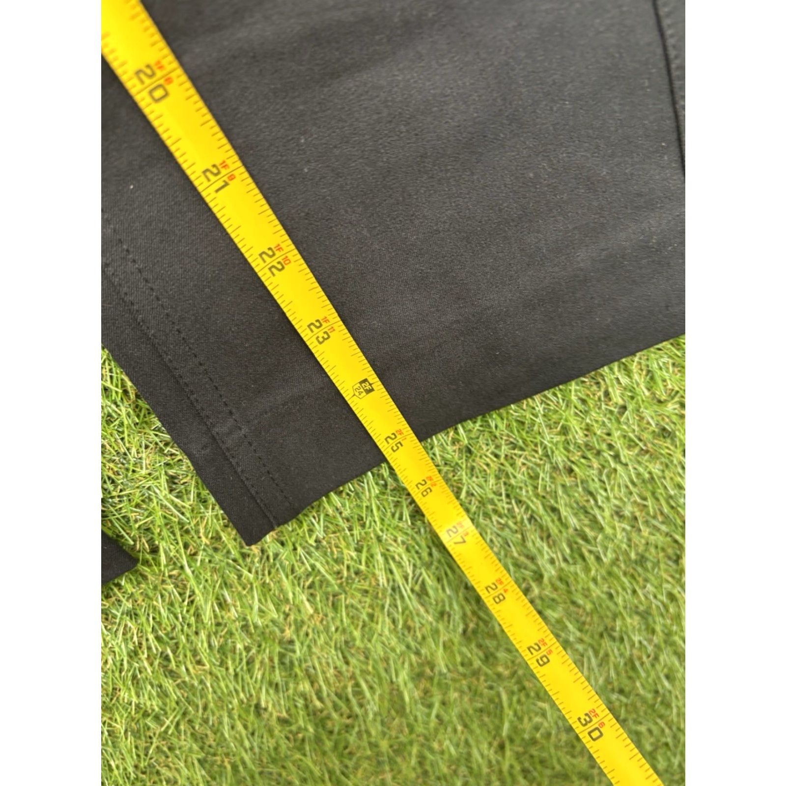 Banana Republic Banana Republic Chino Pants Womens 6 Flat Front High Rise Black Cotton Blend NWT, Office, Workwear, Regular Fit, 25in Inseam, Straight Leg (Adults) Size 28" / US 6 / IT 42 - 6 Thumbnail