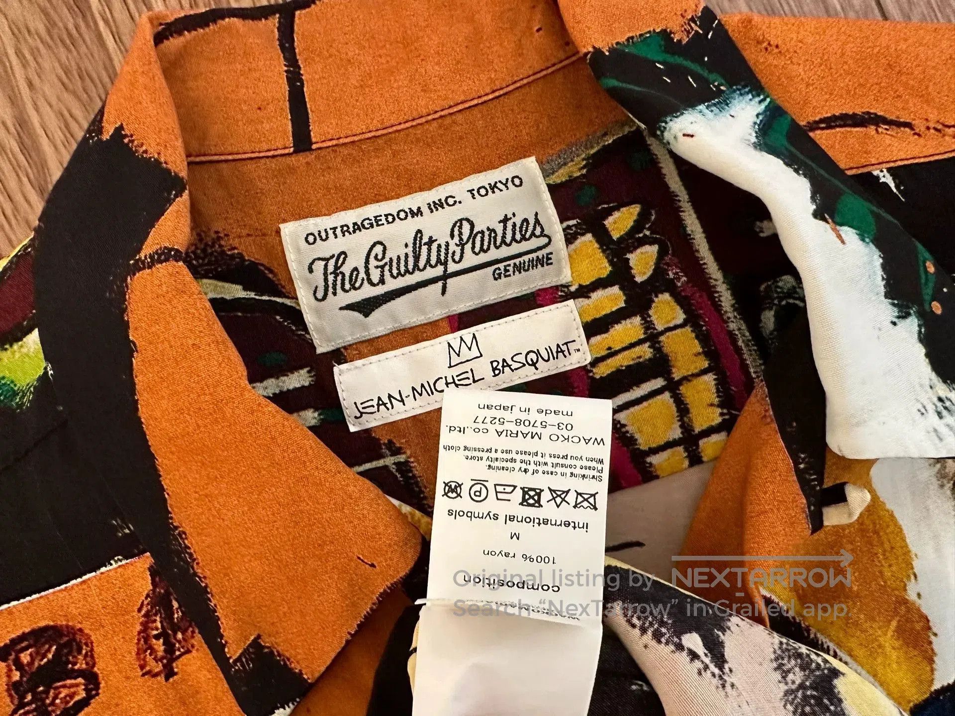 Wacko Maria wacko maria x basquiat hawaiian shirt. Size US M / EU 48-50 / 2 - 4 Thumbnail