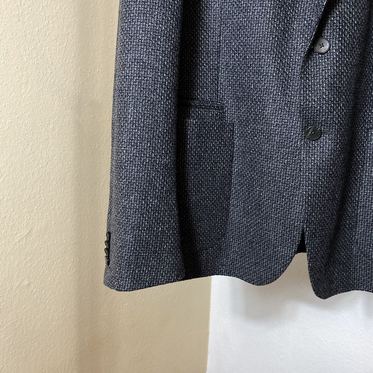 Z Zegna Knit Wool and Cashmere Blazer Z Zegna gray Size US XL / EU 56 / 4 - 3 Thumbnail