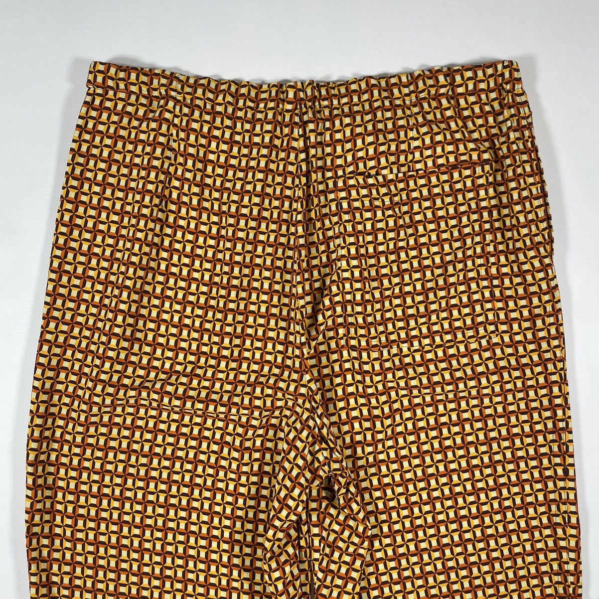 Dries Van Noten 70s Print Wide Leg Utility Trousers Size US 36 / EU 52 - 13 Thumbnail
