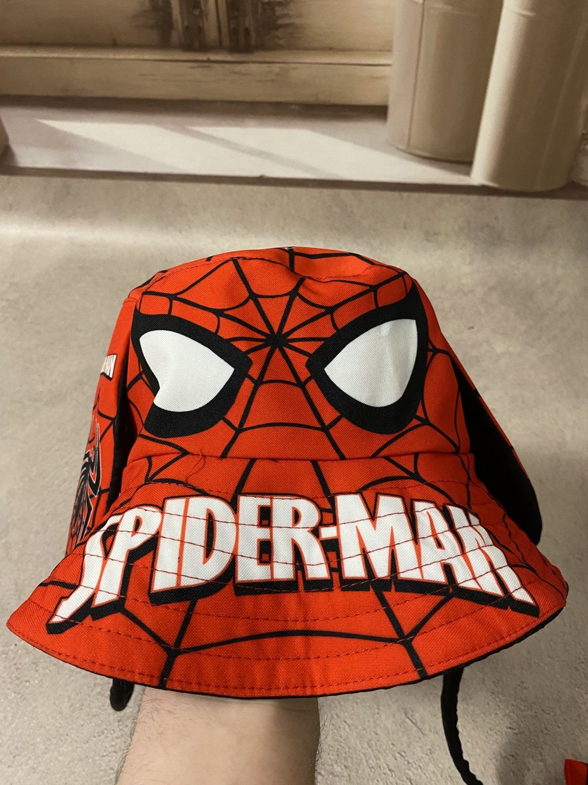 Japanese Brand × Vintage Spider Man Futuristic y2k Panama Hat Size ONE SIZE - 4 Thumbnail