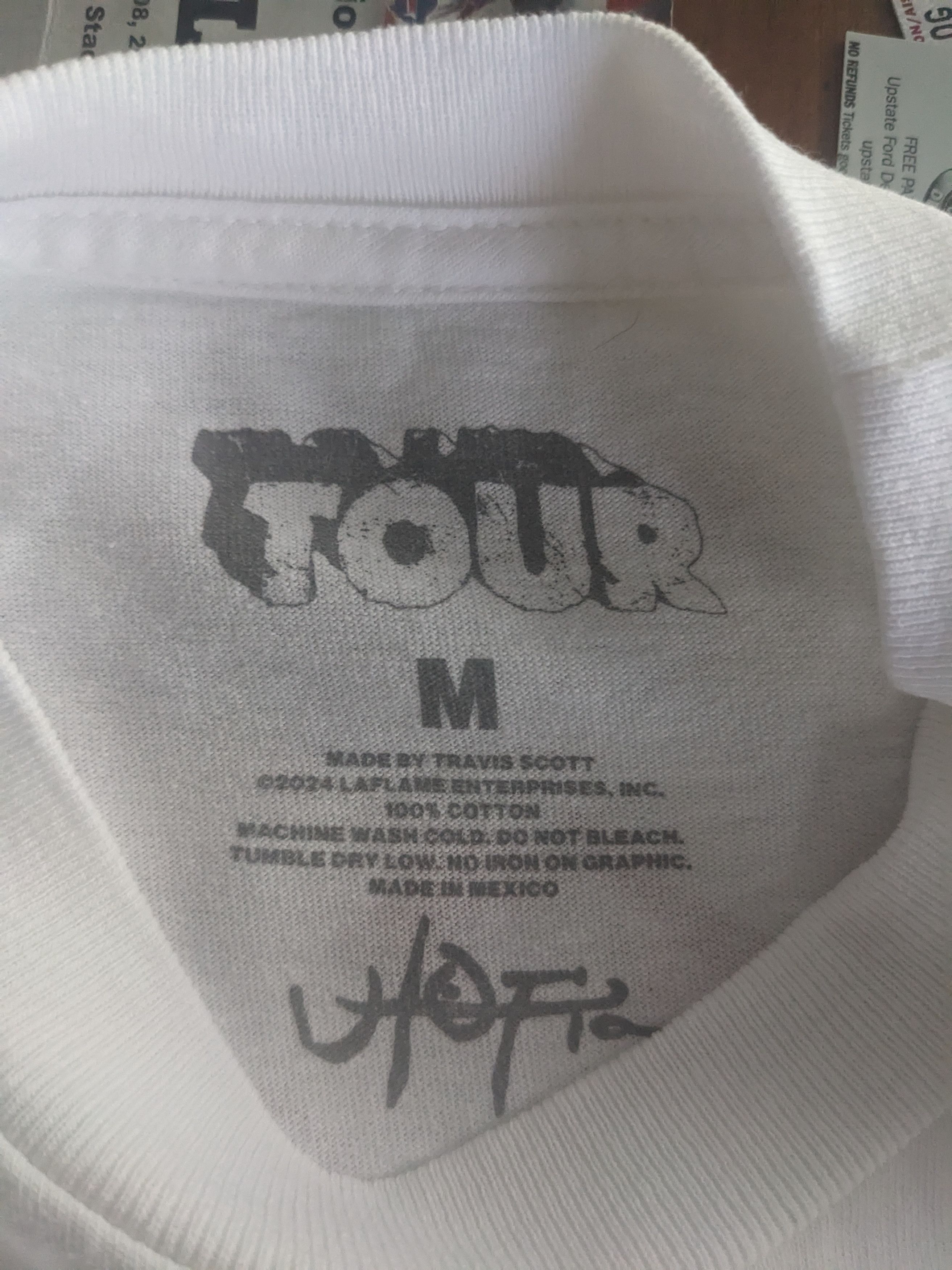 Travis Scott Travis Scott Utopia Tour Shirt “I Can See The Future” Size US M / EU 48-50 / 2 - 5 Thumbnail