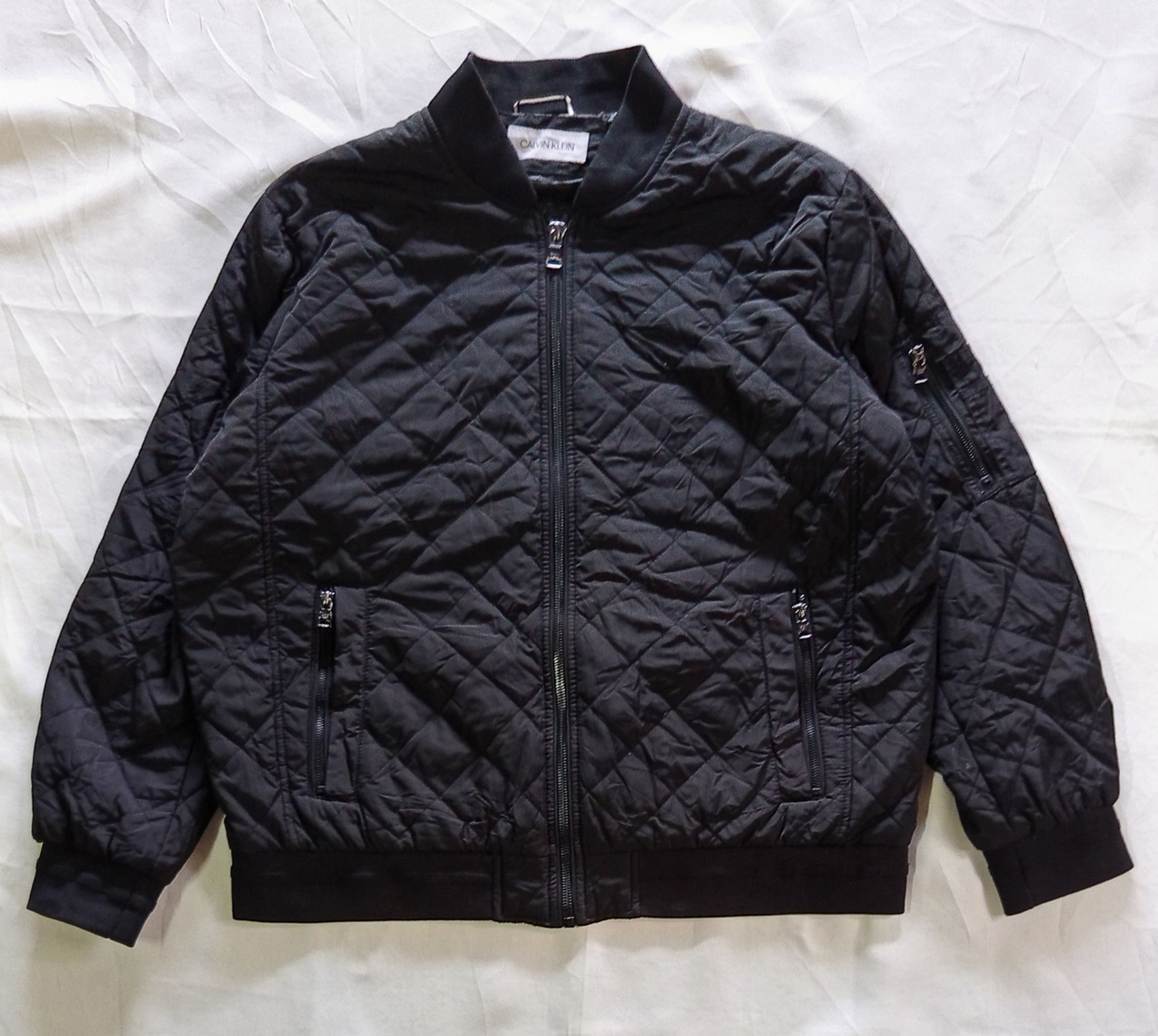 Calvin Klein Calvin Klein Quilt Baseball Jacket Bomber Jacket Size US XXL / EU 58 / 5 - 2 Thumbnail