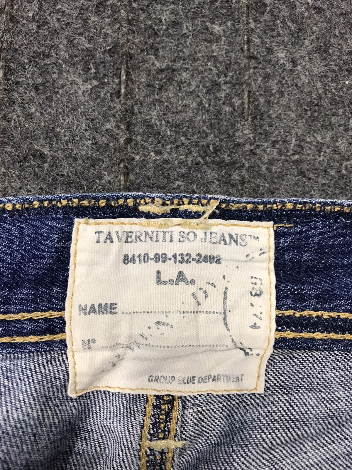 Jimmy Taverniti Taverniti Jeans By Jimny Taverniti Indigo Denim Jean Size US 32 / EU 48 - 10 Thumbnail