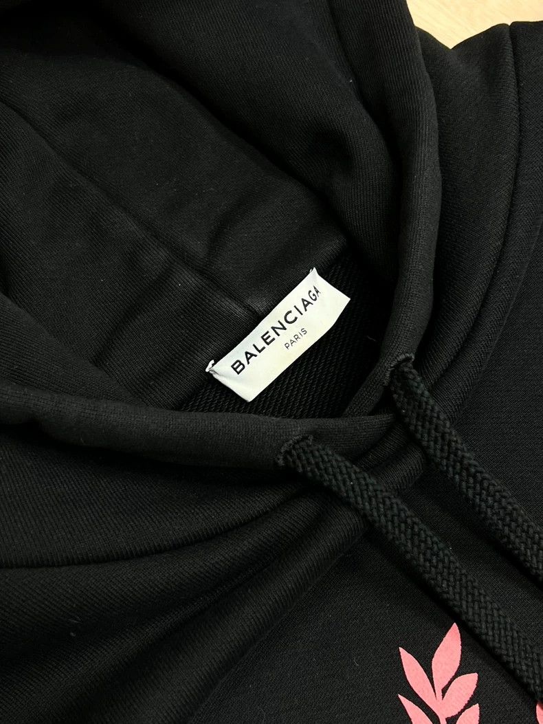 Balenciaga Balenciaga Wheat Pattern Logo Hoodie, M Size US M / EU 48-50 / 2 - 5 Thumbnail