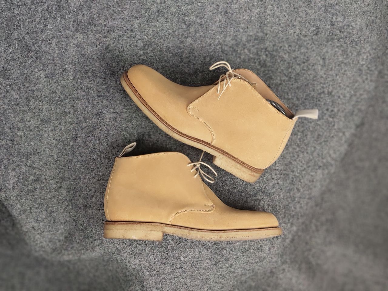 Cheaney Joseph Cheaney &Sons Desert Chukka Suede Leather Ankle Boots Size US 8 / EU 41 - 5 Thumbnail