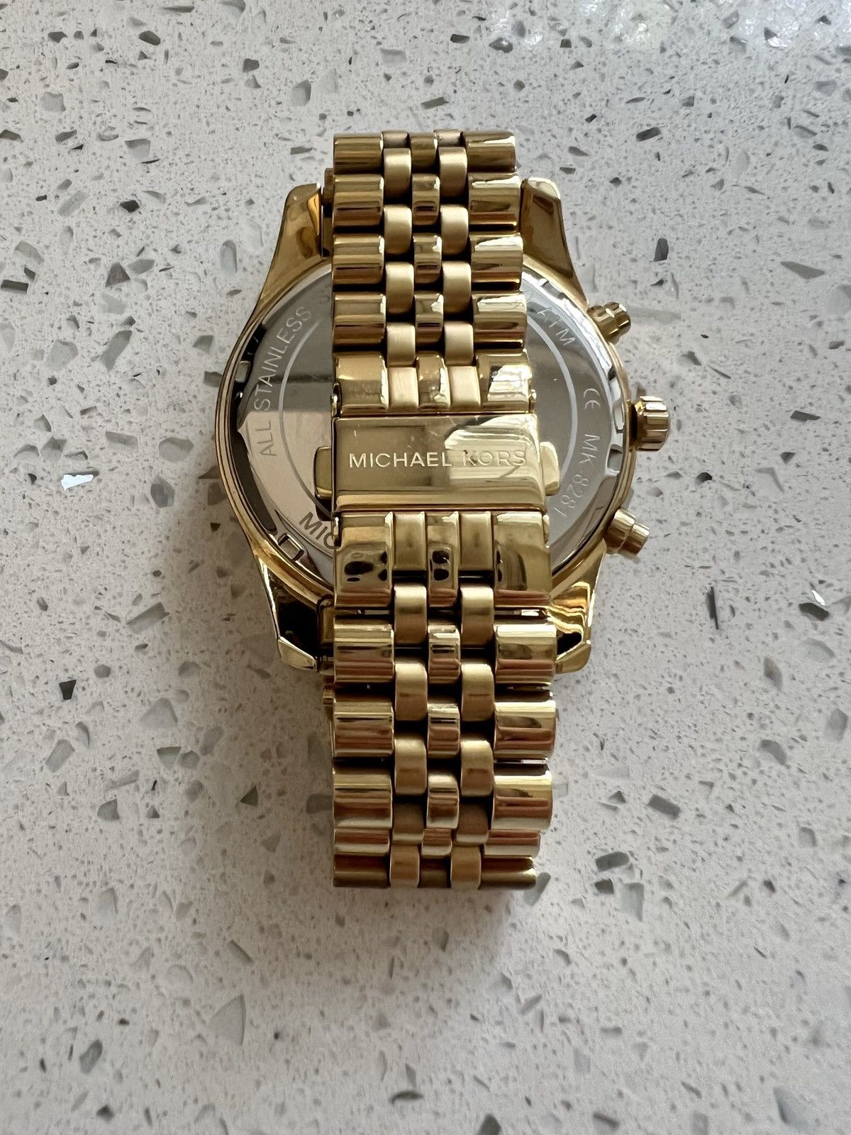 Michael Kors Lexington Gold-Tone Watch Size ONE SIZE - 5 Thumbnail
