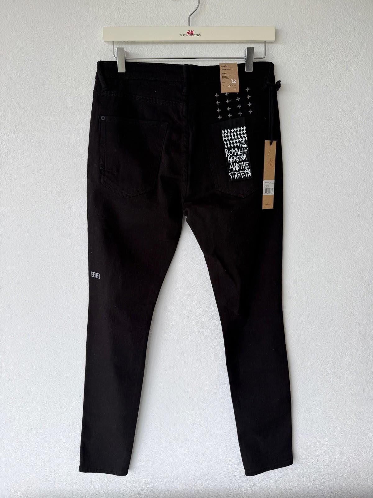 Ksubi new Ksubi mens jeans van winkle ace black slice rip 32 Size US 32 / EU 48 - 5 Thumbnail