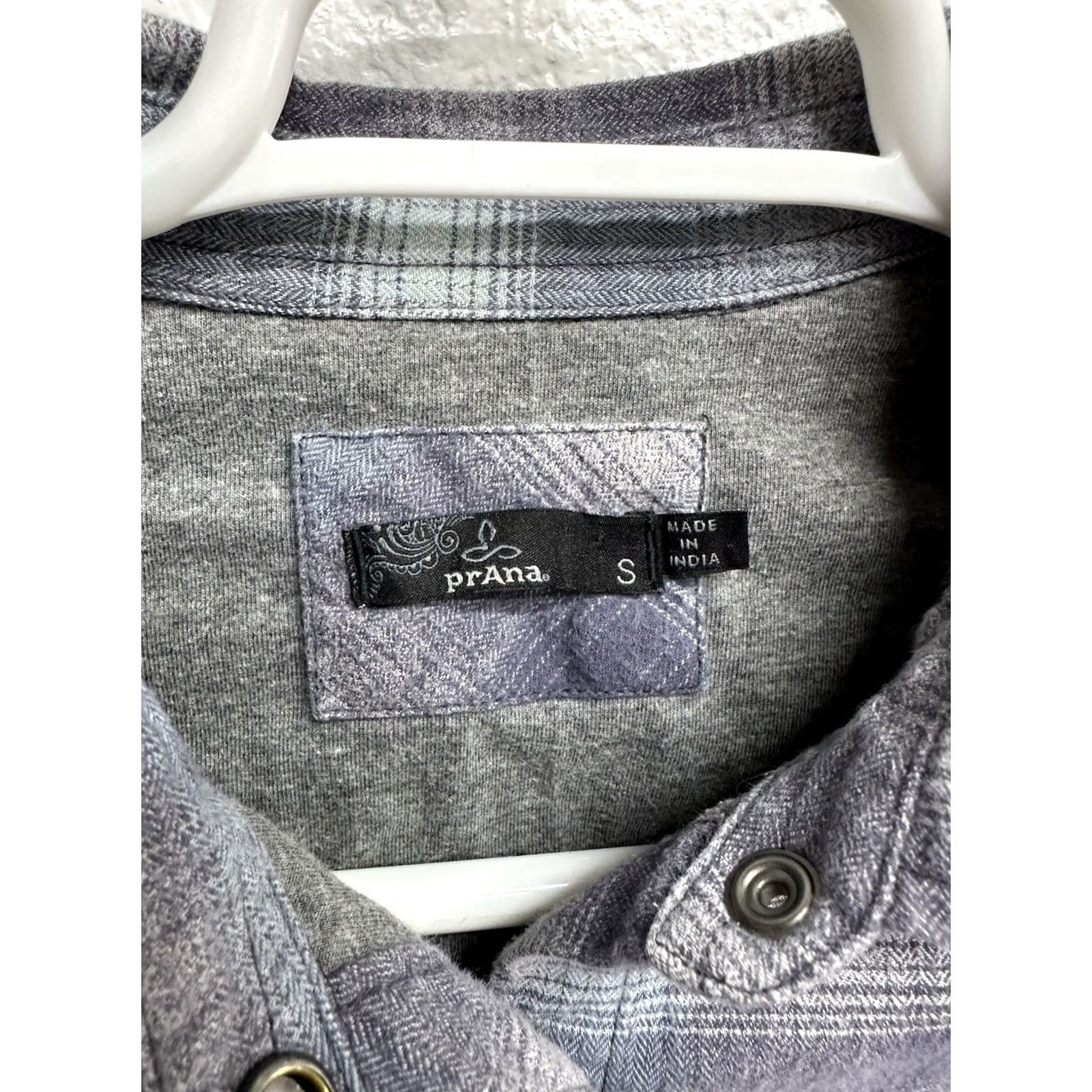 Prana Prana Charley Long Sleeve Shirt Shacket Lined Gray Blue Size Small Womens Size S / US 4 / IT 40 - 2 Thumbnail