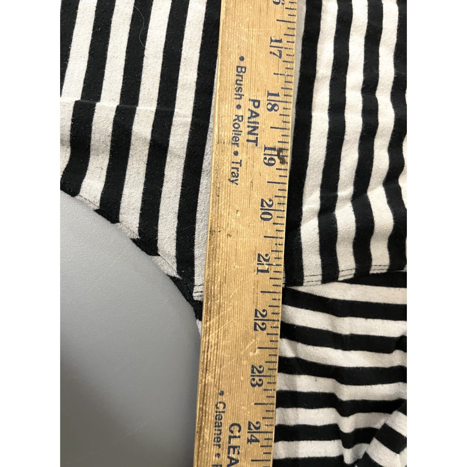 Victoria's Secret VINTAGE Victoria's Secret Pajama Top Womens Small Black & White Striped Long Sleeve Button Up Metal Size S / US 4 / IT 40 - 6 Thumbnail
