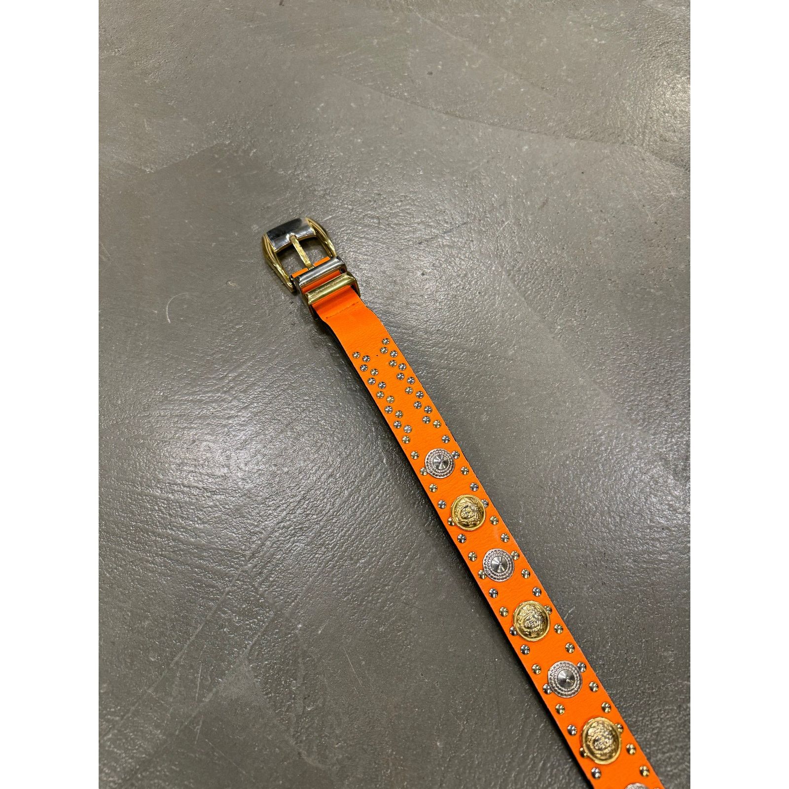 1980s Gianni Versace studded leather belt