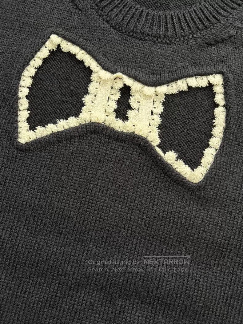 Chanel Chanel Hollow-in bow sweater Size XS / US 0-2 / IT 36-38 - 3 Thumbnail