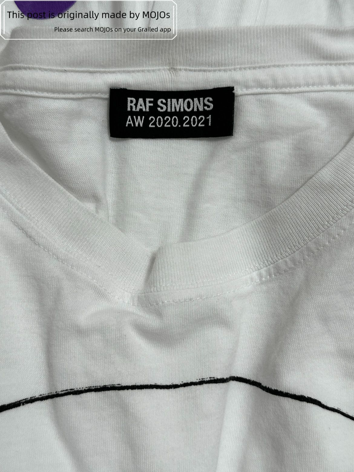 Raf Simons Raf Simons 21AW Oversized Apriual Drawing Tee Size US XS / EU 42 / 0 - 3 Thumbnail
