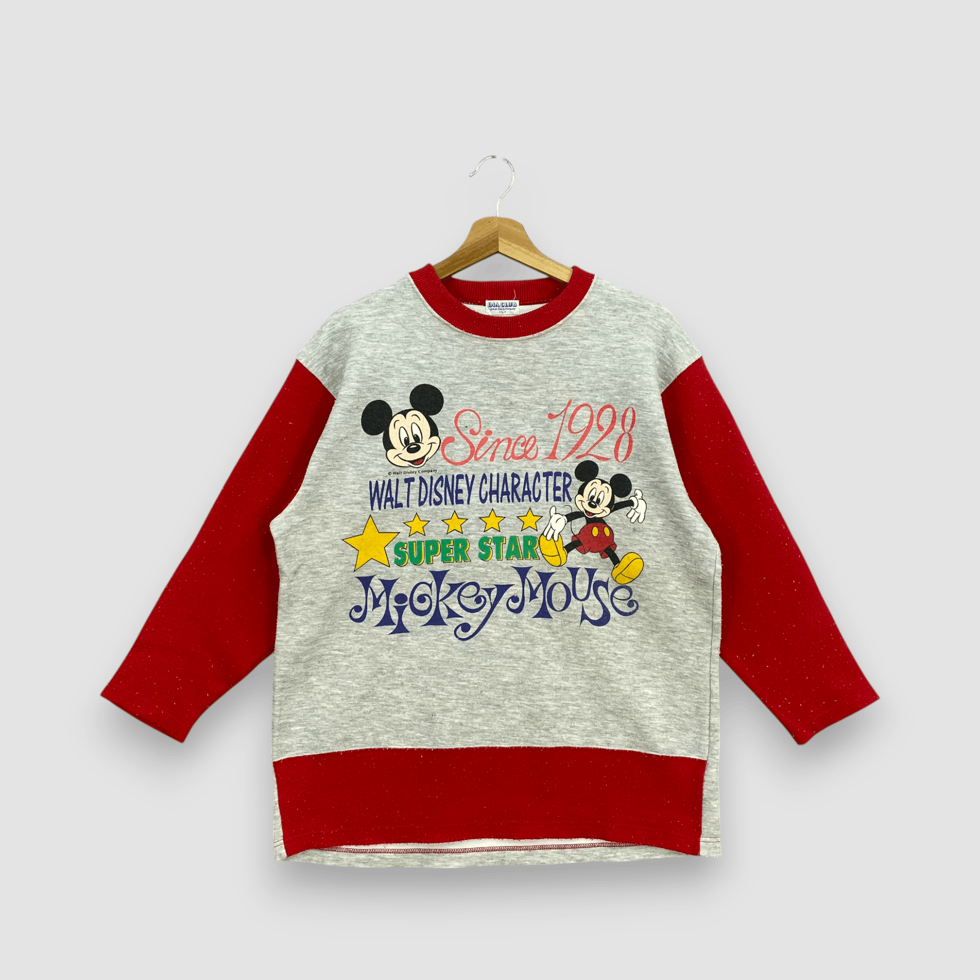 Disney Vintage 80s Mickey Mouse Sweater Walt Disney Sweatshirt Size US L / EU 52-54 / 3 - 1 Thumbnail