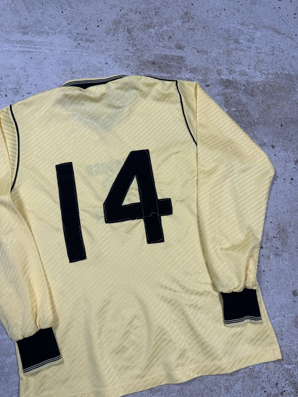 Other Vintage 80s Bukta Long Sleeve Soccer Jersey England #14 Size US S / EU 44-46 / 1 - 11 Thumbnail