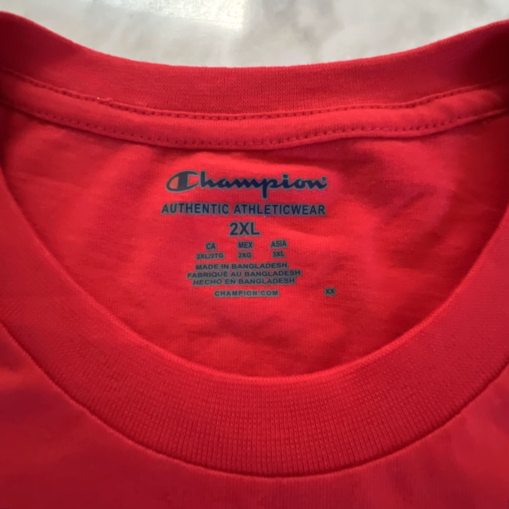 Champion Champion New Mexico Lobos Shirt Men 2XL Red Graphic Long Sleeve Pocket Football University Mens Size US XXL / EU 58 / 5 - 6 Thumbnail