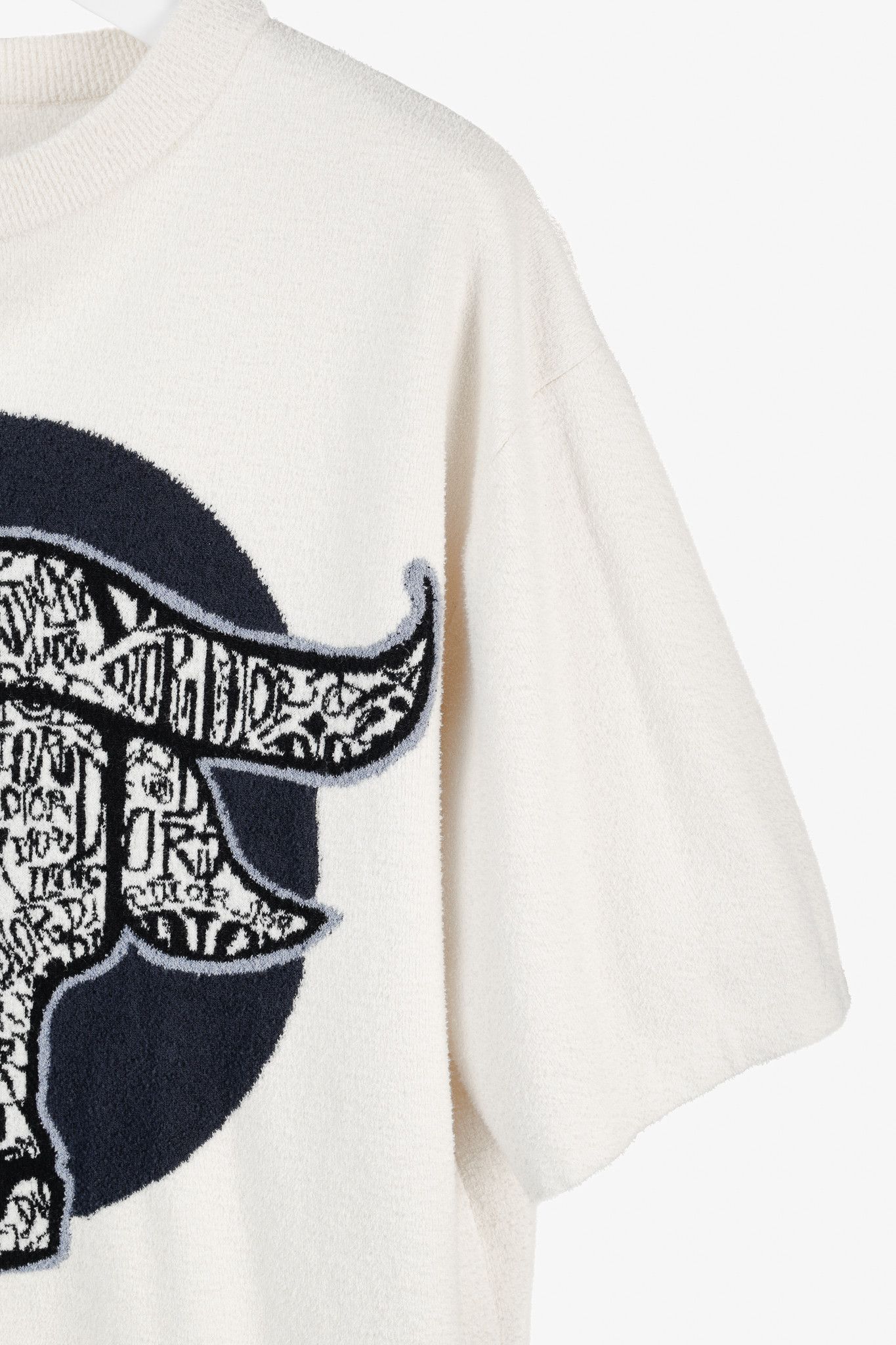 Dior × Stussy Dior x Stussy "Year of the Ox" Ivory Terry Cloth Graphic Tee Size US M / EU 48-50 / 2 - 6 Thumbnail