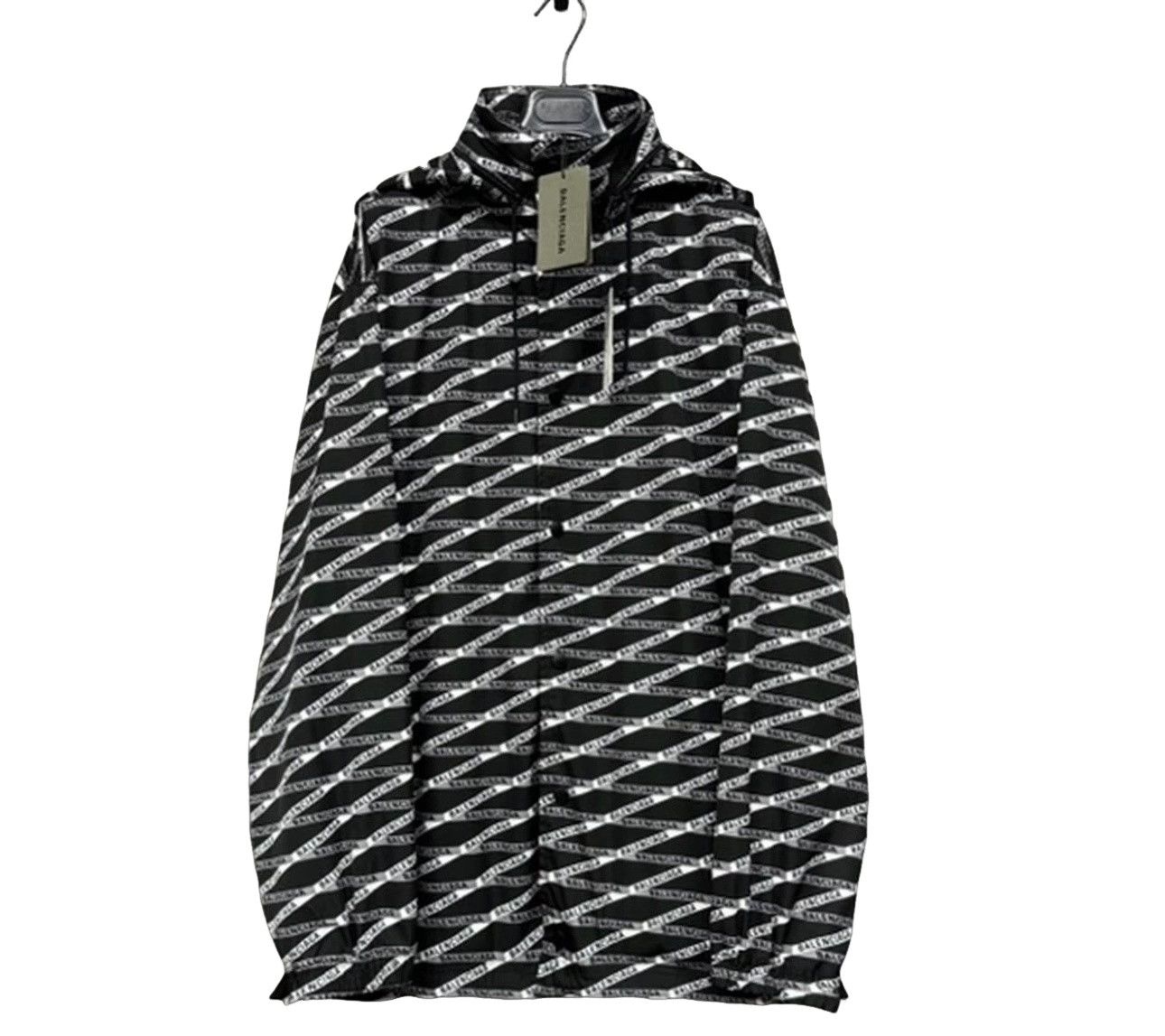 Balenciaga Balenciaga All-Over Logo Windbreaker Jacket 48 Size US M / EU 48-50 / 2 - 1 Thumbnail