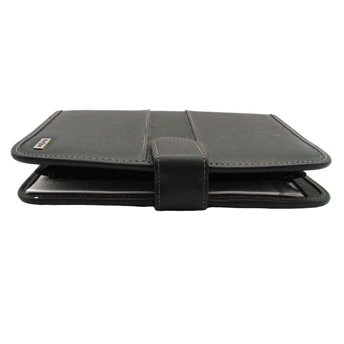 Vintage franklin covey day one planner organizer sim leather ring bi