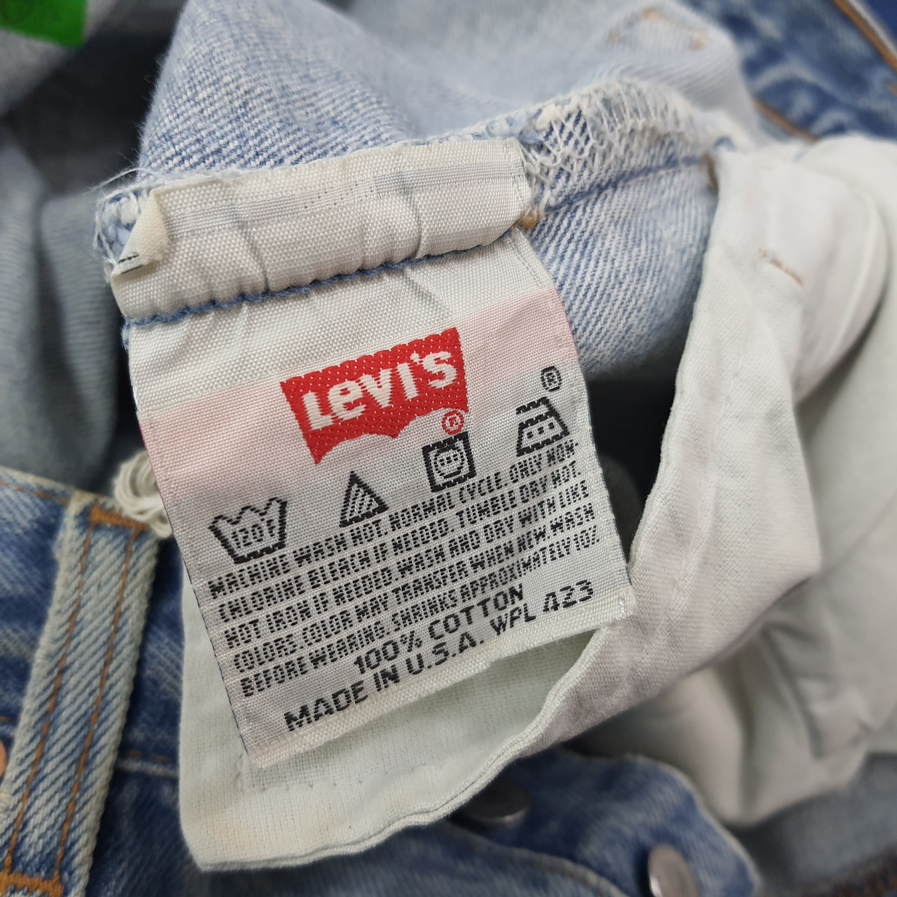Levi's Vintage Levi's 501 Denim Distressed Style Jeans C252N18 Size US 31 - 7 Thumbnail