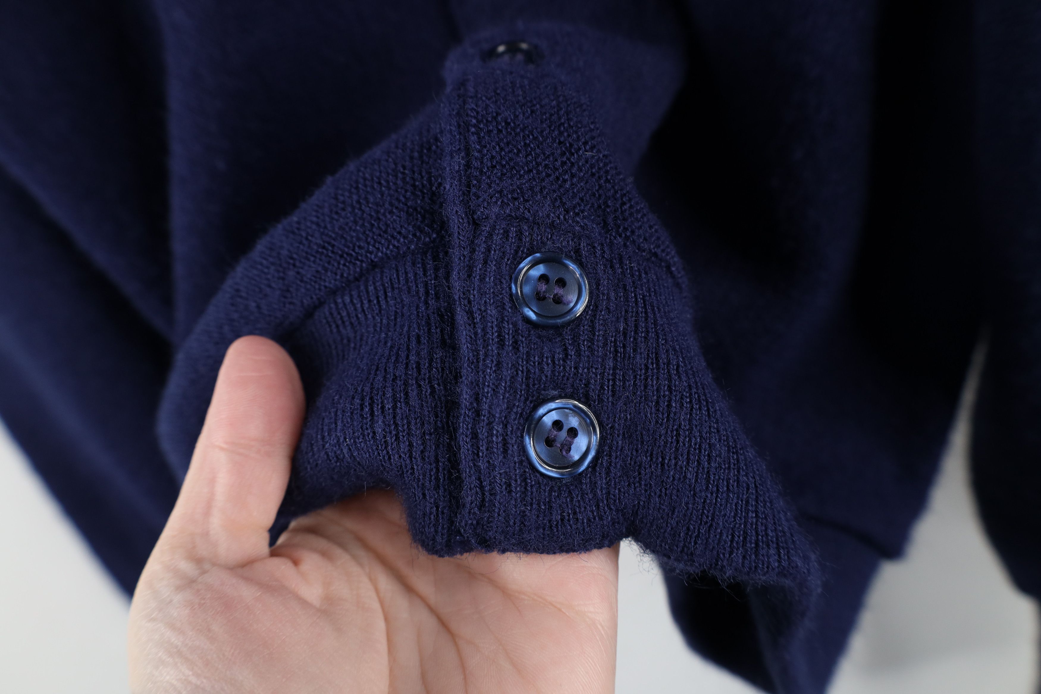 Vintage Vintage 70s 80s Streetwear Knit Cardigan Sweater Blue USA Size US M / EU 48-50 / 2 - 5 Thumbnail