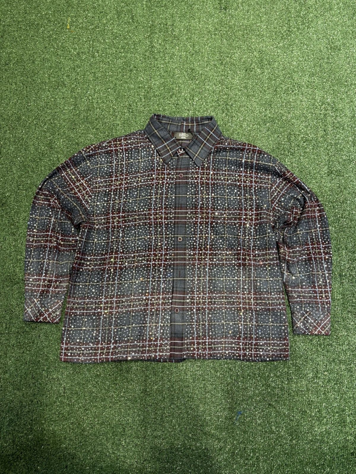 HMDD HMDD “DISCO” FLANNEL - SIZE MEDIUM - (NAVY/RED) Size US M / EU 48-50 / 2 - 1 Thumbnail