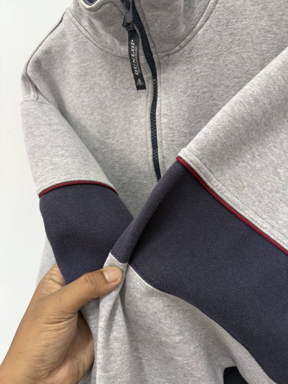 Dunlop 🔥 Dunlop MOTORSPORT Half Zipper sweatshirt - S Size US S / EU 44-46 / 1 - 5 Thumbnail