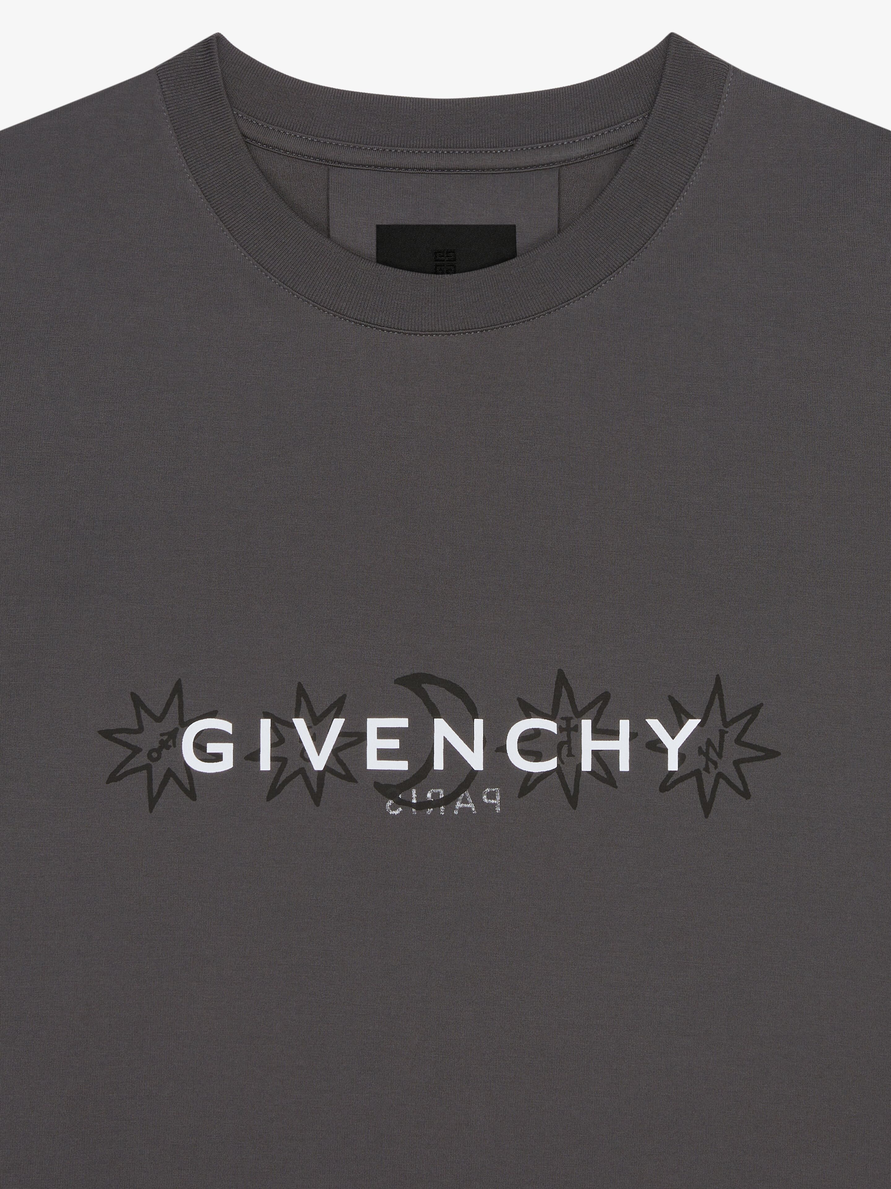 Givenchy o1w1db10426 Standard Short Sleeve T-Shirt in Grey Size US M / EU 48-50 / 2 - 2 Thumbnail