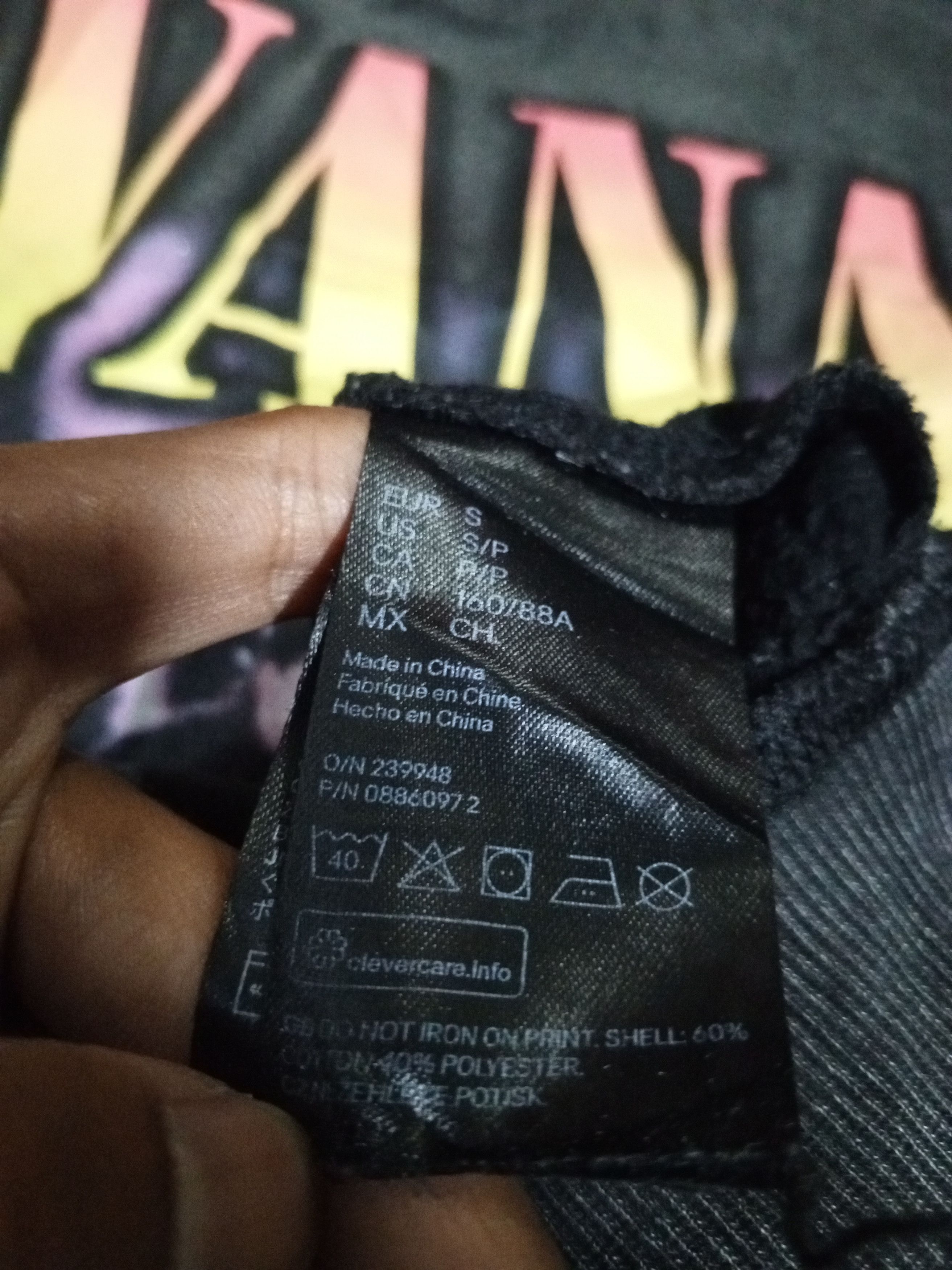 H&M NIRVANA BY H&M SWEATSHIRT Size US M / EU 48-50 / 2 - 8 Thumbnail
