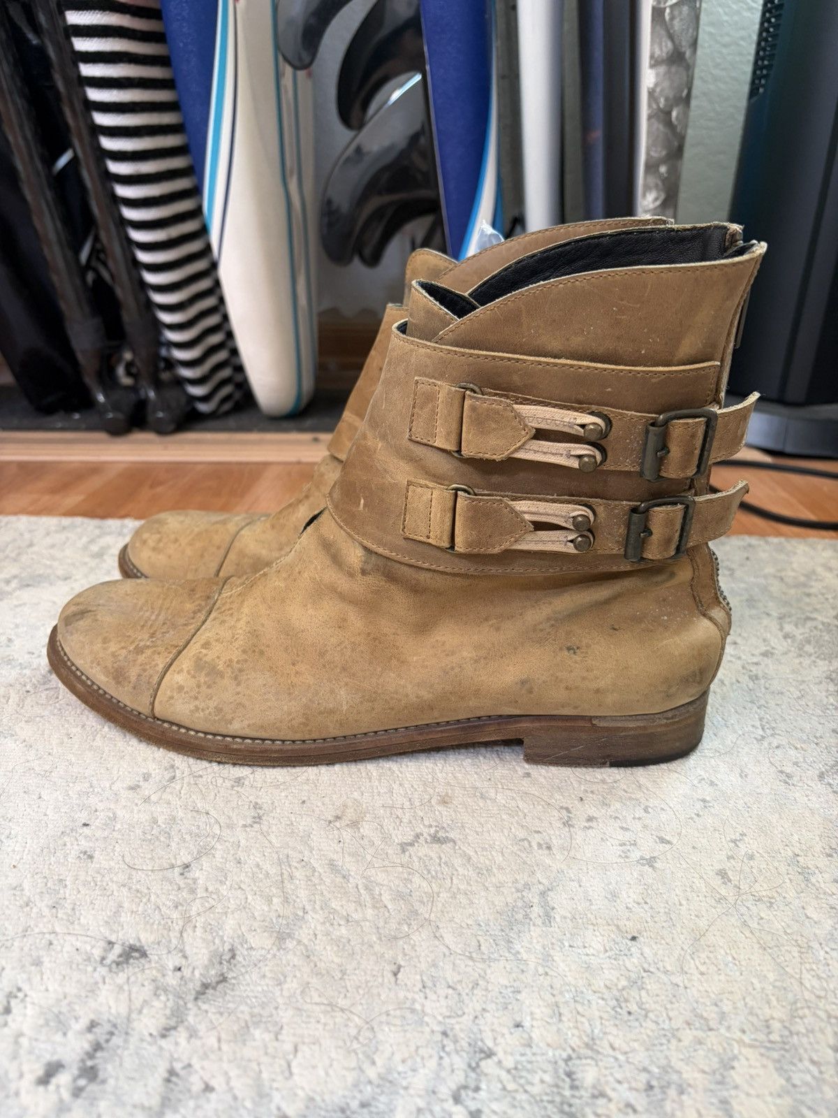 Fad Three FAD-3 Buckle Back Zip Boots Size US 9 / EU 42 - 1 Thumbnail