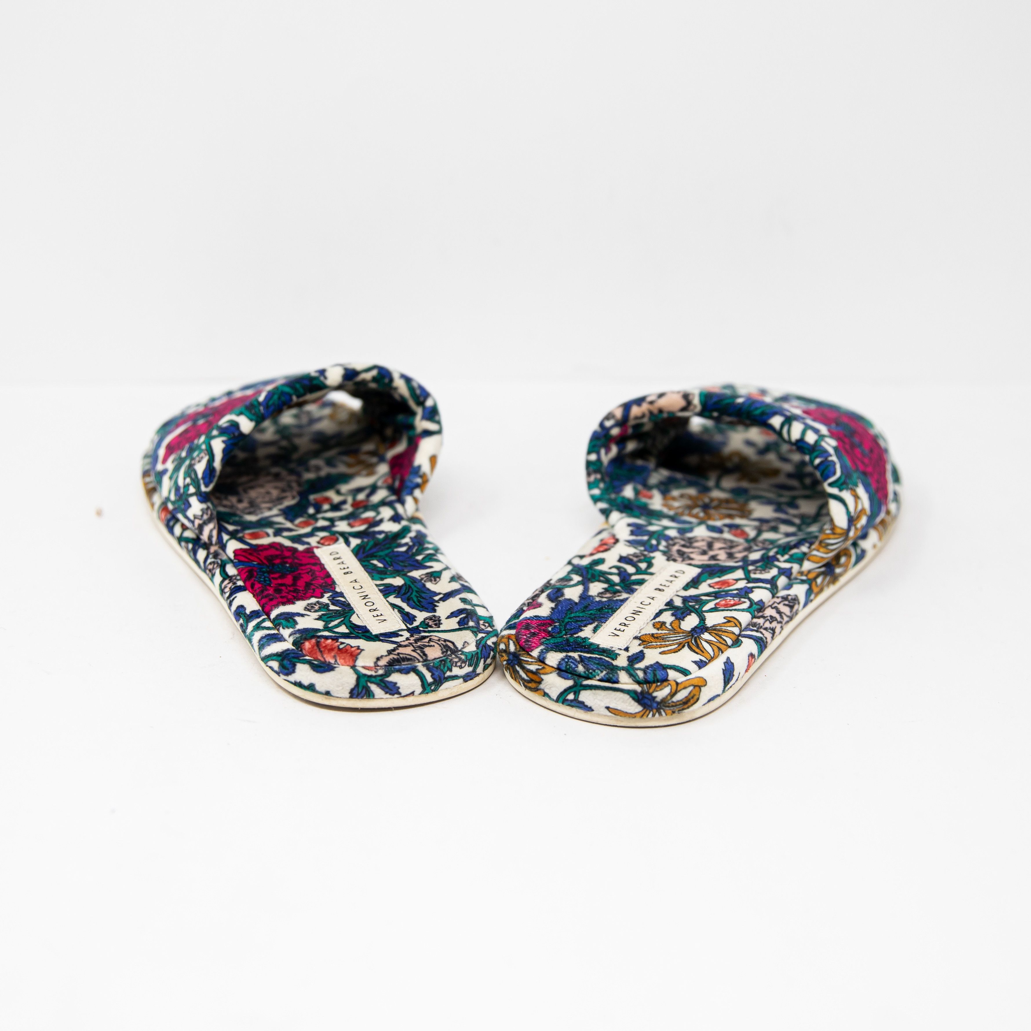 Veronica Beard Veronica Beard Gillian Velvet Velour Floral Flower Size US 6 / IT 36 - 3 Thumbnail