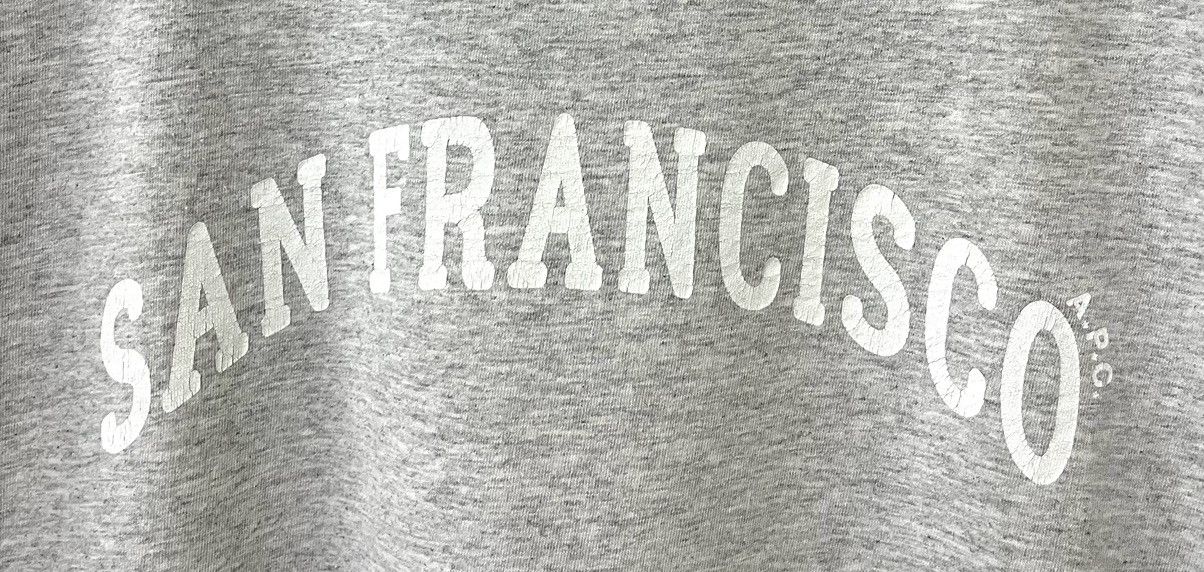 A.P.C. × Designer A.P.C SAN FRANCISCO CALIFORNIA USA SPELL OUT LOGO TSHIRT Size US M / EU 48-50 / 2 - 6 Thumbnail