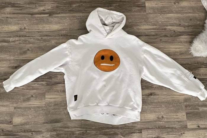 Other White Smiley Face Graphic Hoodie Size US M / EU 48-50 / 2 - 1 Thumbnail