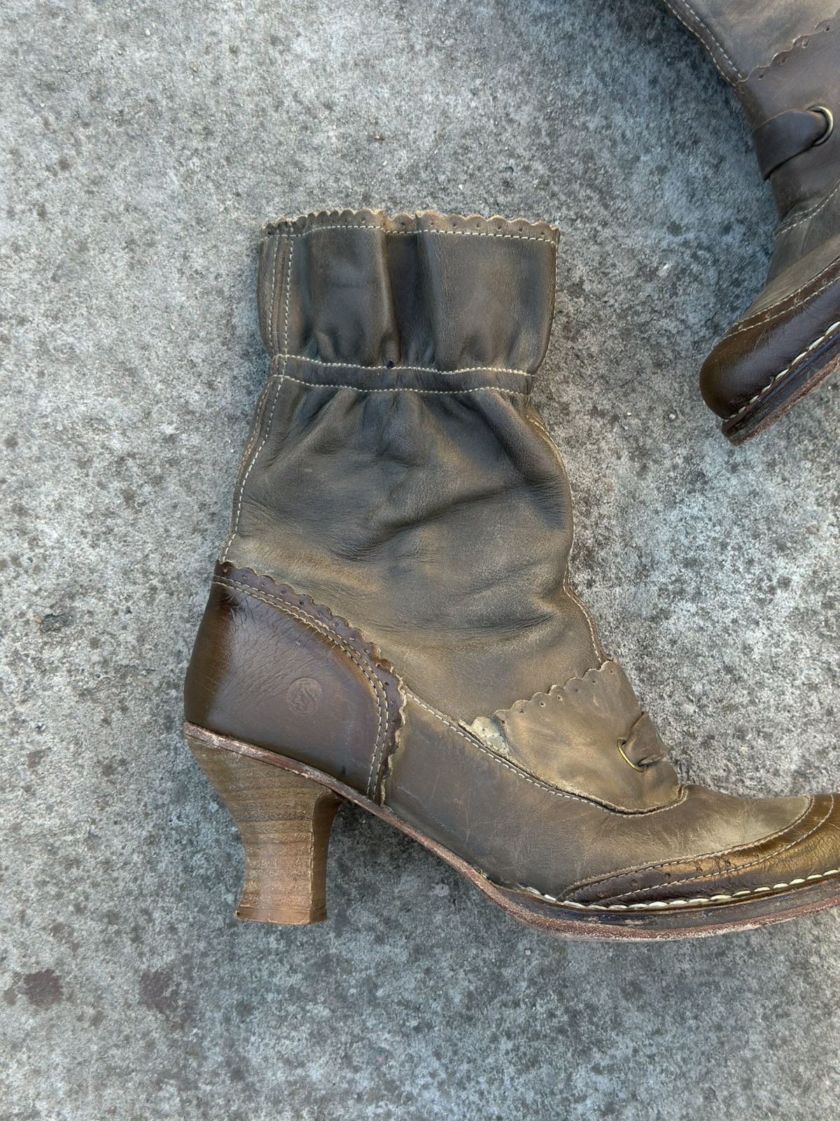 Japanese Brand Vintage Japanese Style Neosens Leather Heels Y2K 00s USA Size US 9 / IT 39 - 3 Thumbnail