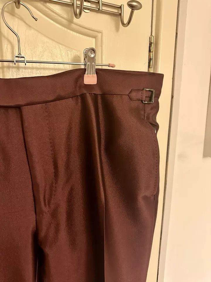 Tom Ford o1ebxxf0225 Suit Trousers Pant in Burgundy Size US 36 / EU 52 - 3 Thumbnail