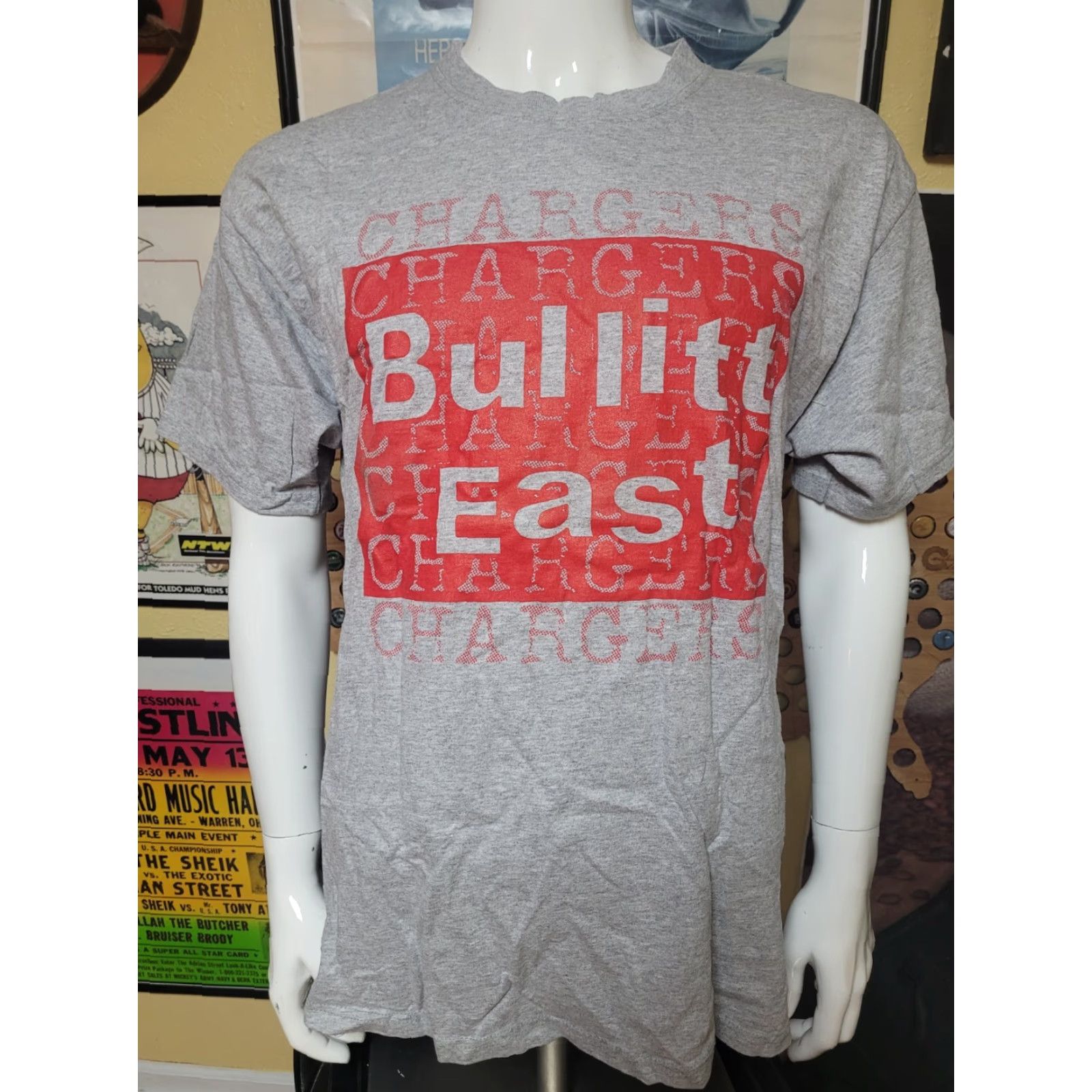 Port & Company VINTAGE Bullitt East High School Chargers T Shirt Large Mount Washington KY Nice Size US L / EU 52-54 / 3 - 2 Thumbnail
