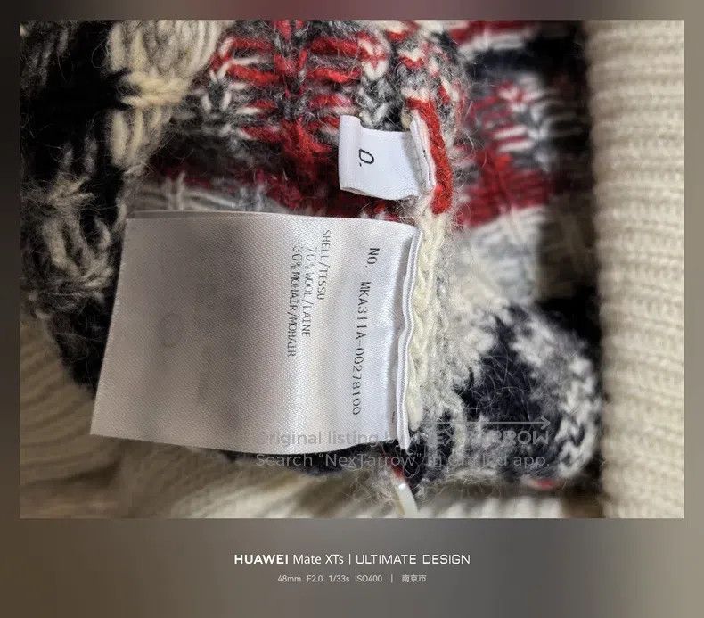 Thom Browne Thom Browne Fair Isle patterned knitted sweater Size US XS / EU 42 / 0 - 5 Thumbnail