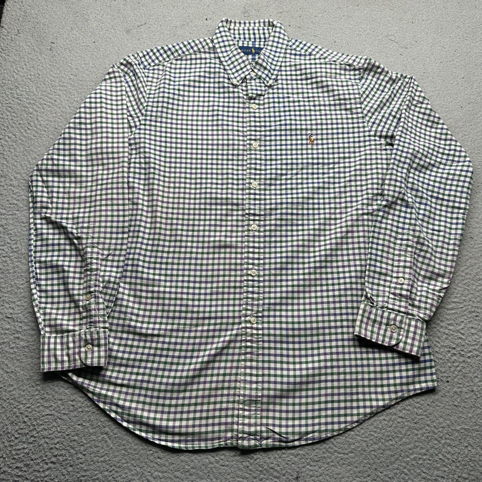 Ralph Lauren Ralph Lauren Gingham Check Button Down Shirt Men Large Green Size US L / EU 52-54 / 3 - 1 Thumbnail