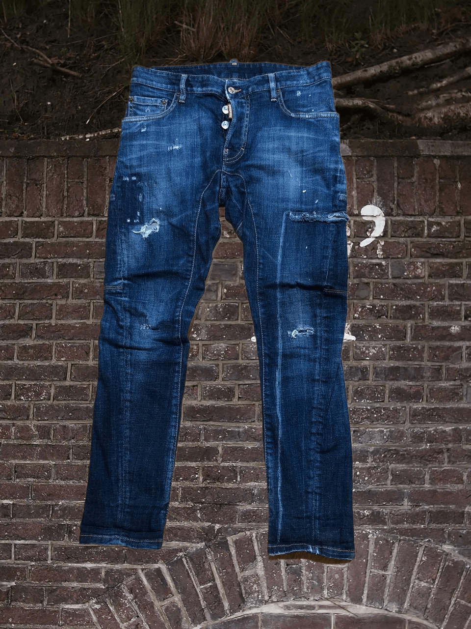Dsquared2 Dsquared2 Jeans Distressed Made In Italy Button Fly Mint Size US 32 / EU 48 - 1 Thumbnail
