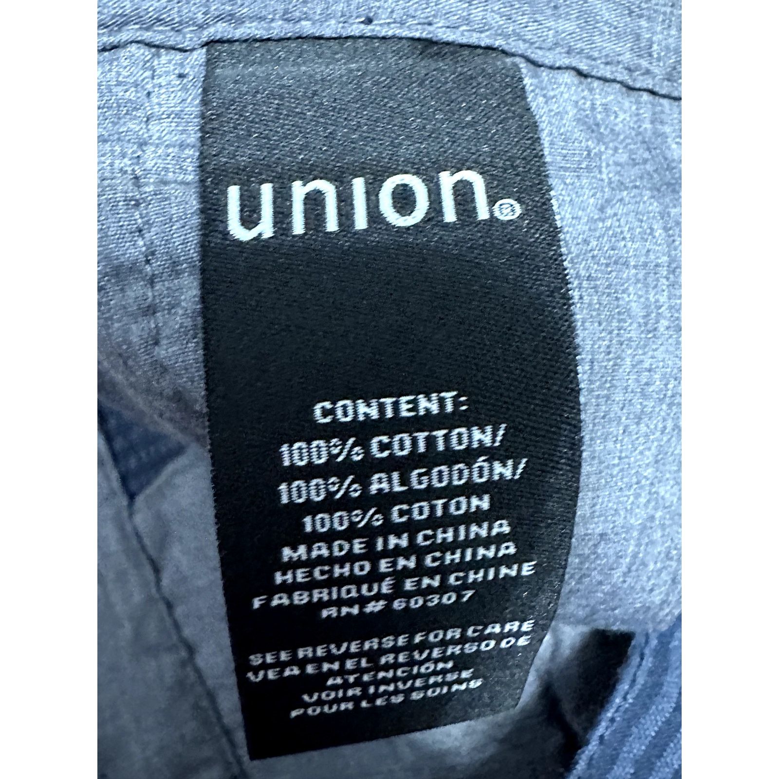 Other Union Striped Chino Short Belt Loop Blue/Black Men's 36 NWT Size US 36 / EU 52 - 9 Thumbnail