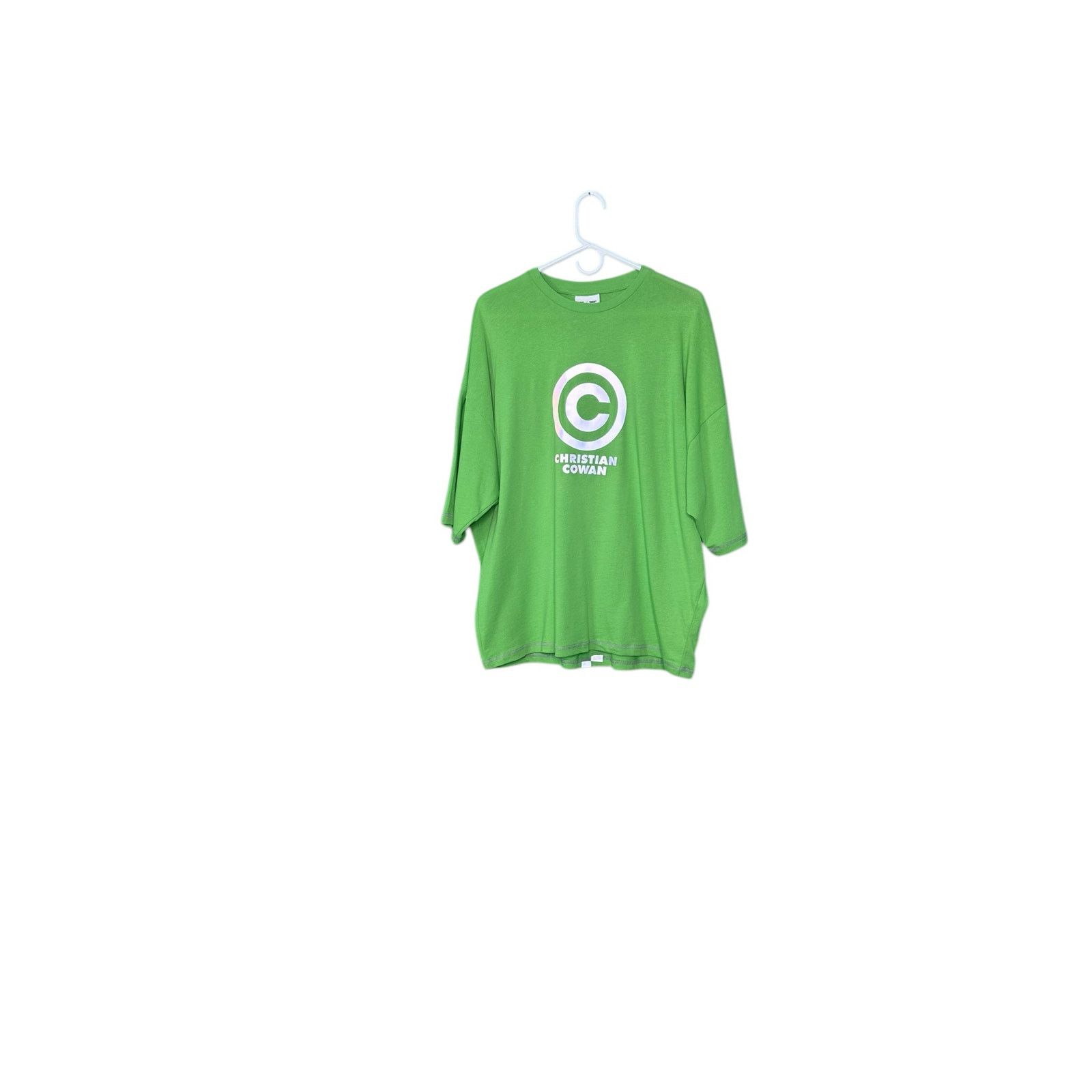 CHRISTIAN COWAN ASOS Christian Cowan green short sleeves tee size Medium Size US M / EU 48-50 / 2 - 7 Thumbnail
