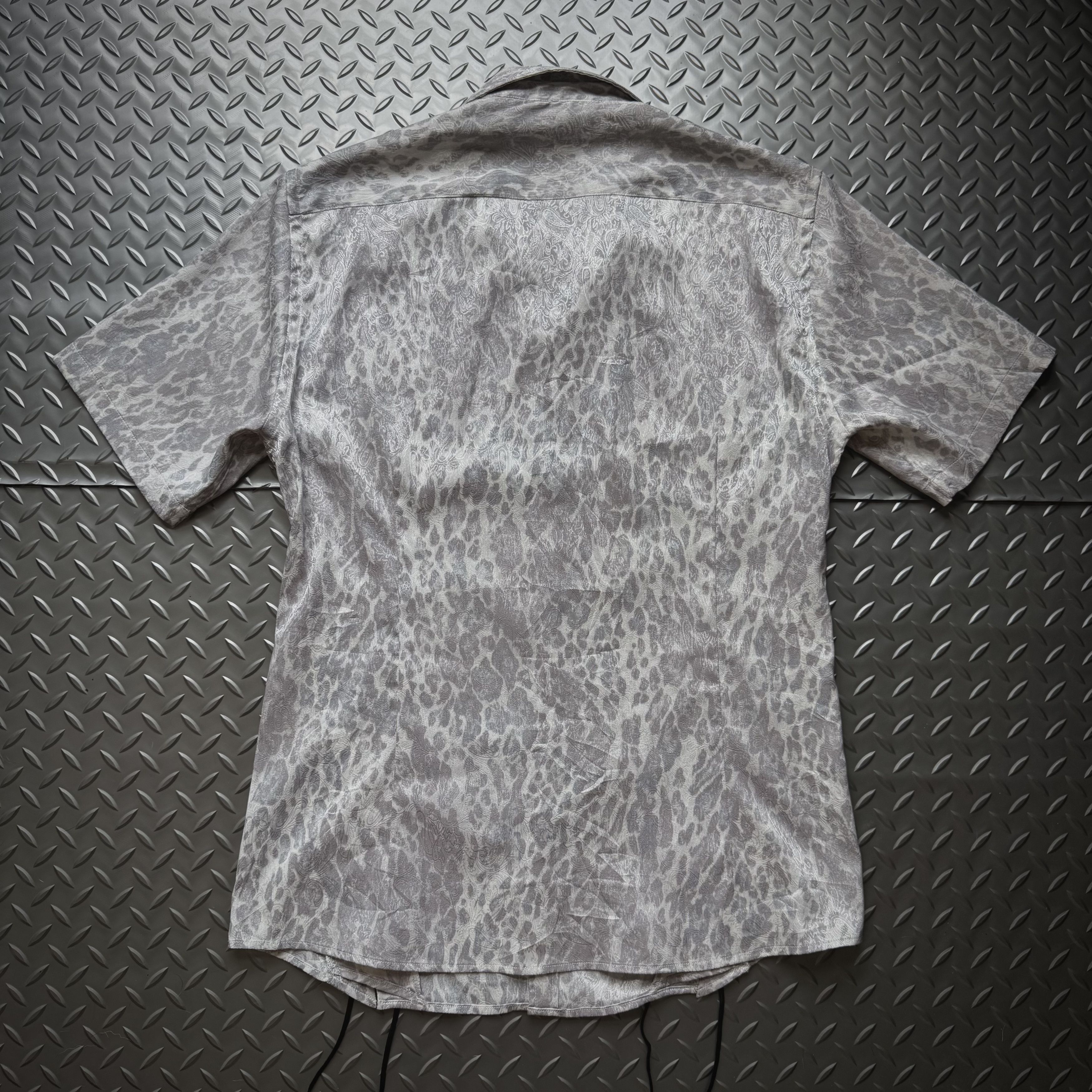 Tornado Mart Tornado Mart Lace-Up Pattern Shirt (Archive / Y2K) Size US L / EU 52-54 / 3 - 10 Thumbnail