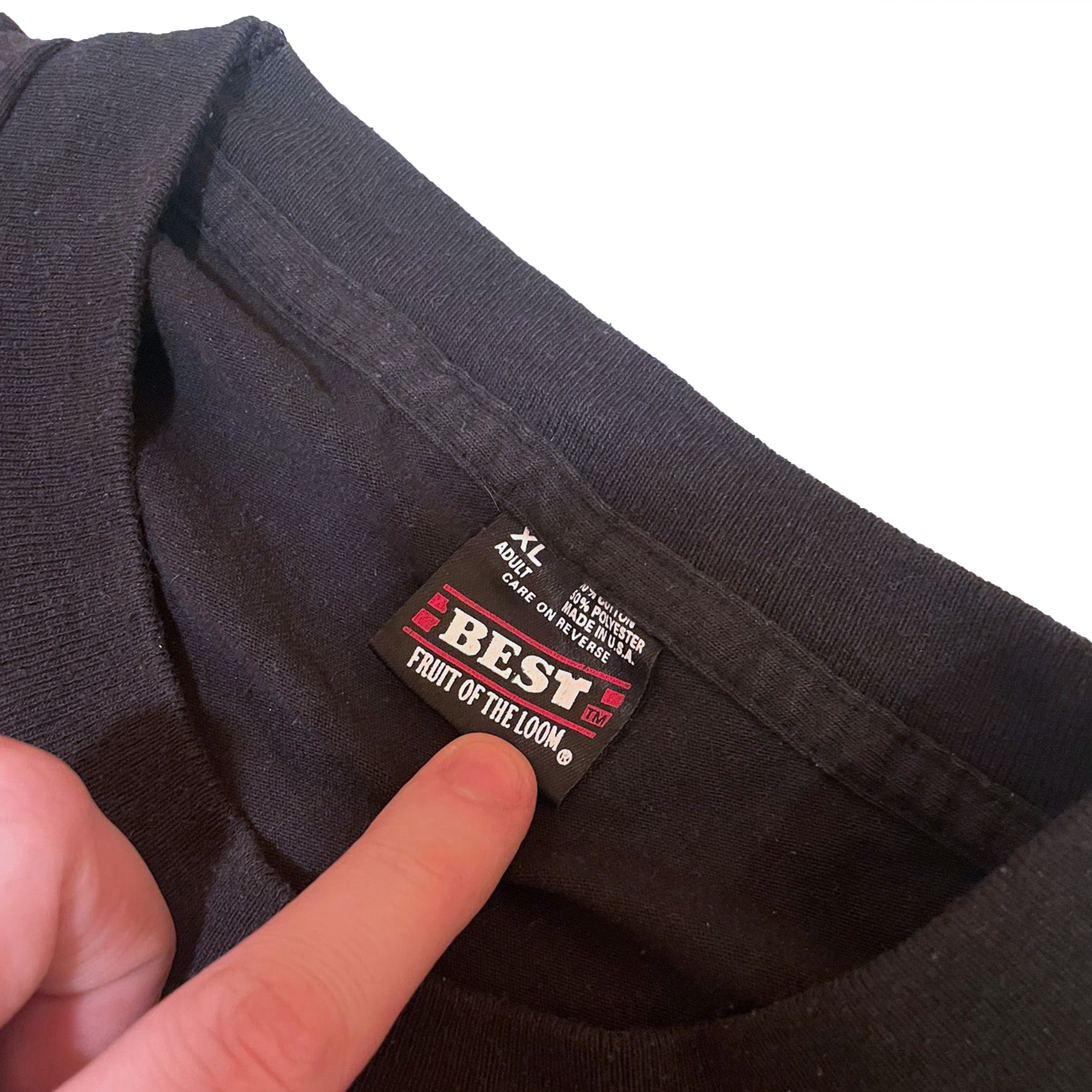 Fruit Of The Loom × Vintage Vintage 1995 George and Tammy T-Shirt Size US XL / EU 56 / 4 - 4 Thumbnail