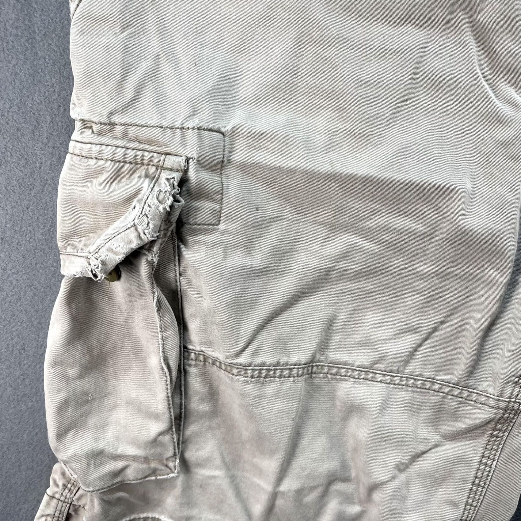 Polo Ralph Lauren Polo Ralph Lauren Cargo Shorts Mens Khaki Classic Chino Distressed Utility Size US XS / EU 42 / 0 - 3 Thumbnail