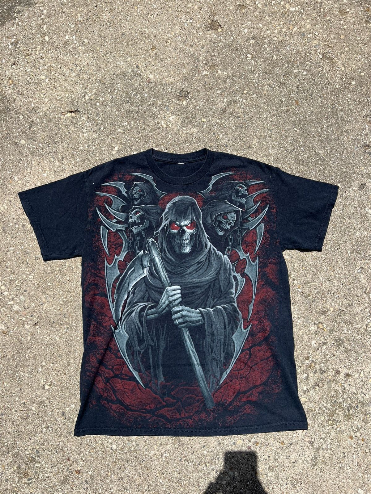 Vintage/90s Grim popular Reaper “EXILE” Graphic T-shirt