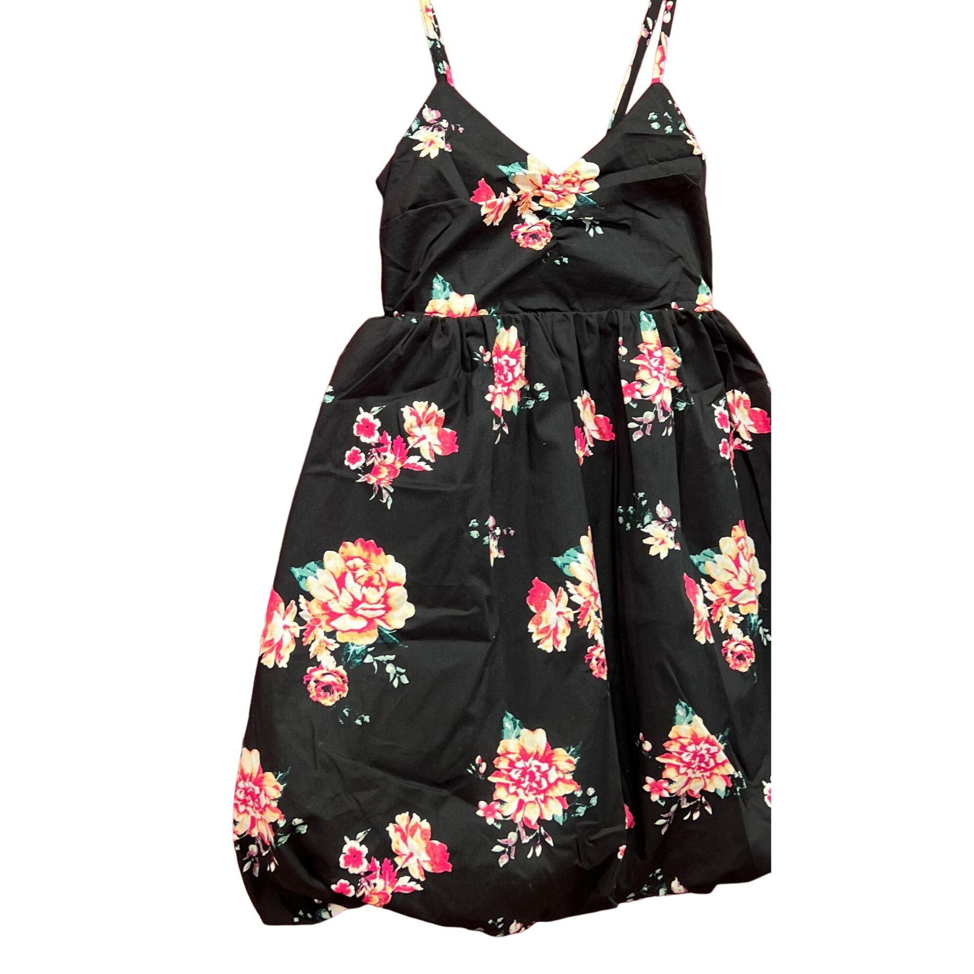 rue21 Rue 21 - Women's Floral Mini Dress - Black - Extra Small Size XS / US 0-2 / IT 36-38 - 15 Thumbnail