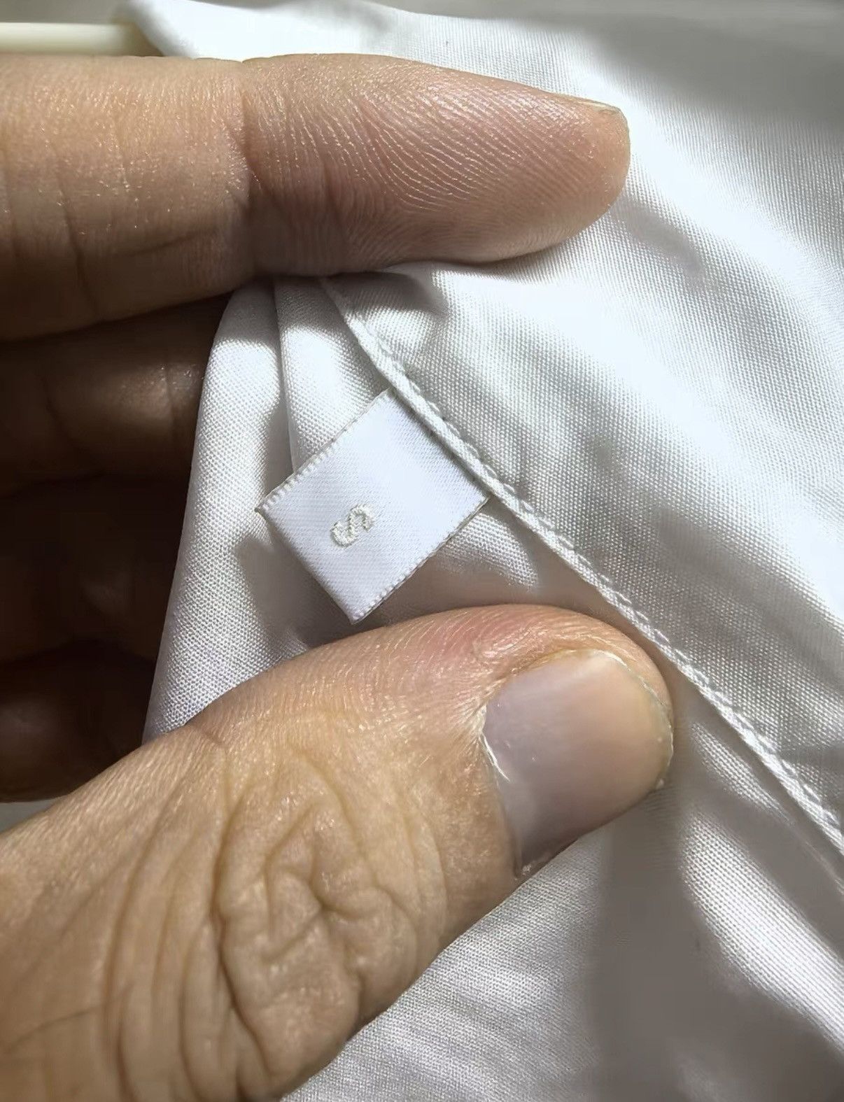 Fear of God Fear of God × Zegna White High-Neck Shirt Size US S / EU 44-46 / 1 - 7 Thumbnail