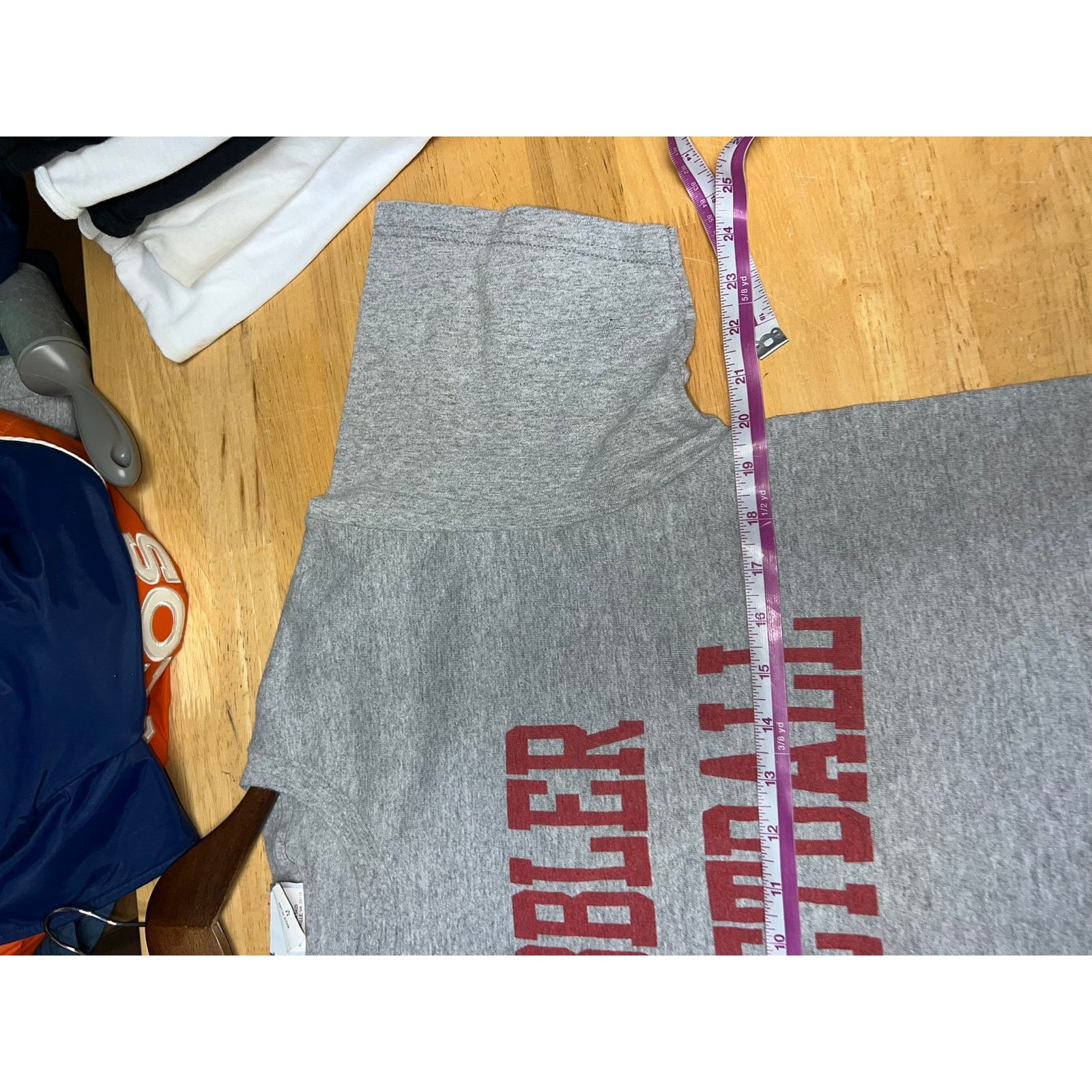 Lee Vintage Basketball Shirt Cobbler Test Print Gray Red Tee M Size US M / EU 48-50 / 2 - 8 Thumbnail