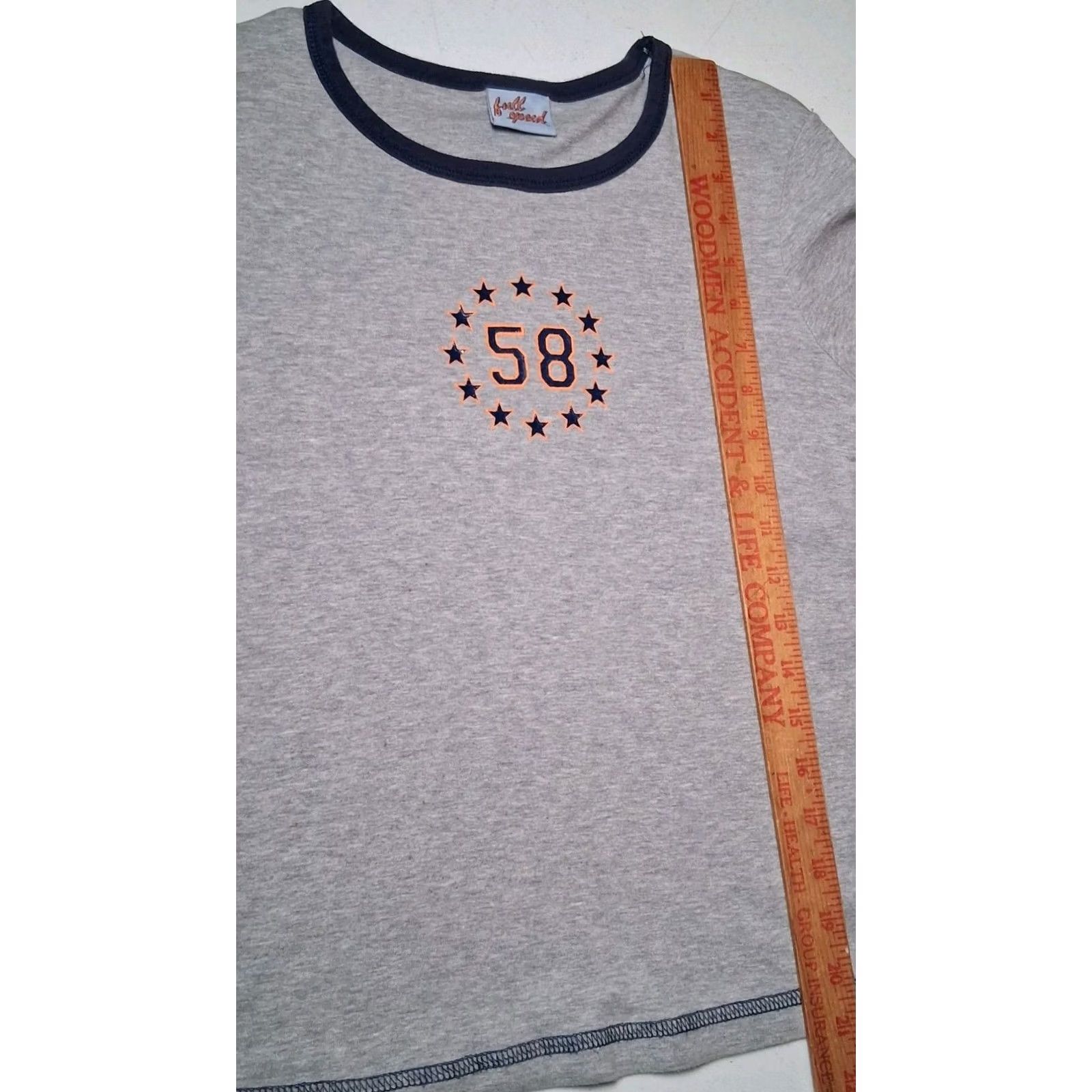 Speedo VINTAGE Full Speed Shirt Juniors Small Long Sleeve Slim Gray Knit top Retro Y2K Sportswear Casual Mens Womens Girls BoyS Size S / US 4 / IT 40 - 6 Thumbnail